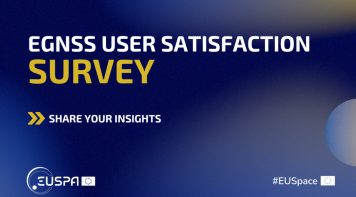 Image announcing EGNSS user satisfaction survey